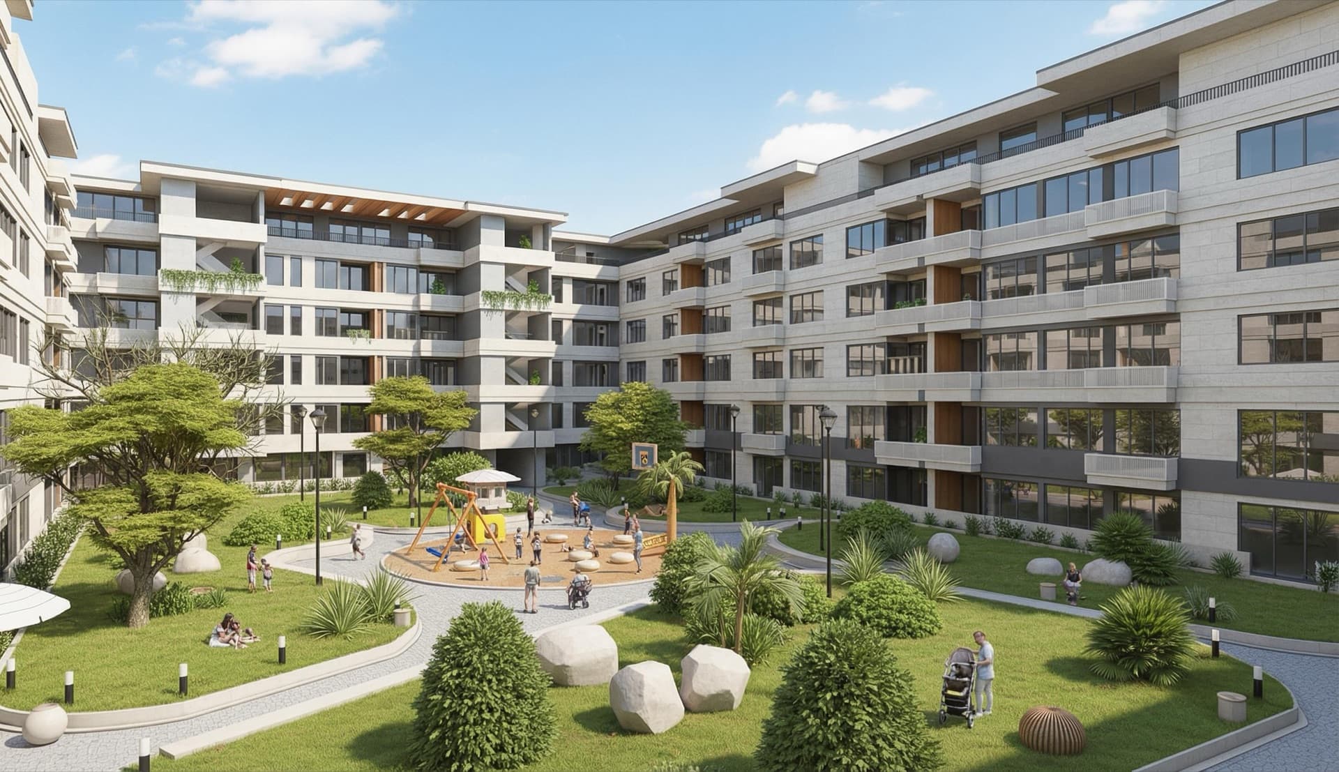 Novo Naselje 25. Maj — park and surroundings